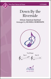 Down by the Riverside Two-Part choral sheet music cover